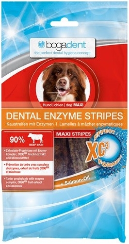 BOGAR bogadent DENTAL ENZYME STRIPES MAXI, pes, 100 g