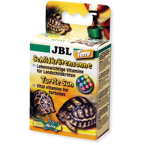 JBL Vitaminy pro suchozemské želvy Schildkrötensonne Terra, 10 ml