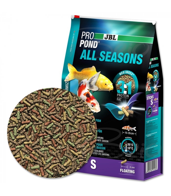 JBL Celoroční krmivo PROPOND ALL SEASONS S, 0,5 kg