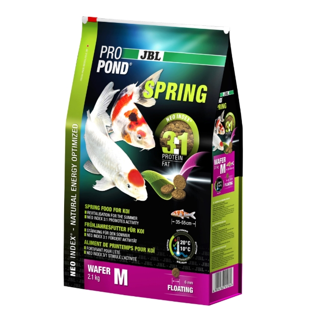 JBL Jarní krmivo PROPOND SPRING M, 2,1 kg