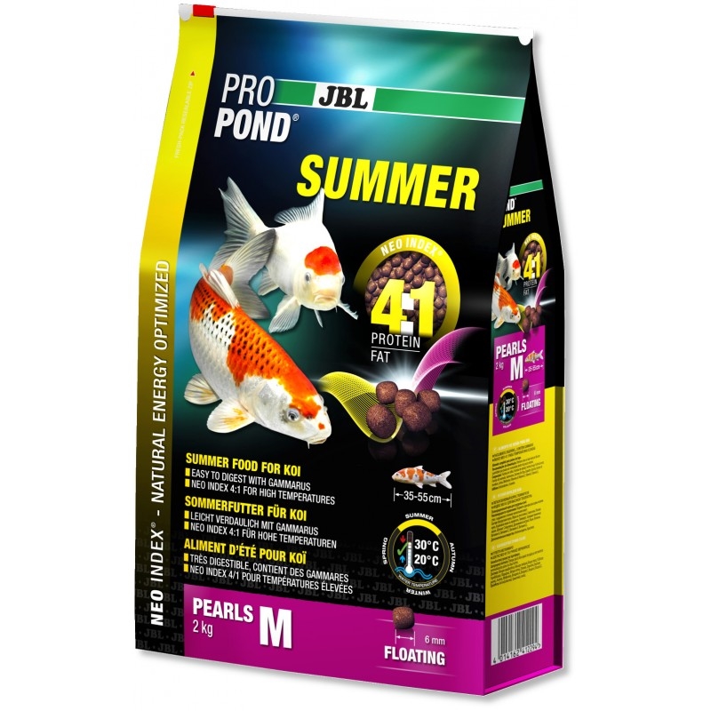 JBL Letní krmivo PROPOND SUMMER M, 2,0 kg