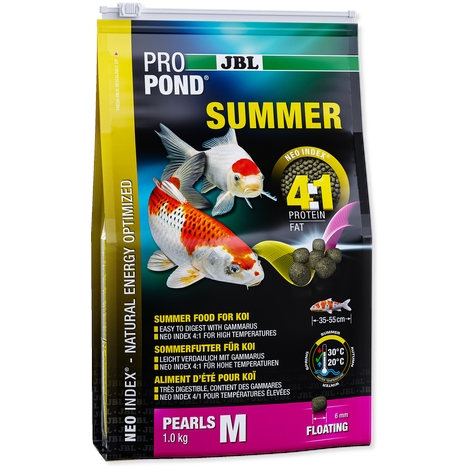 JBL Letní krmivo PROPOND SUMMER M 1,0 kg