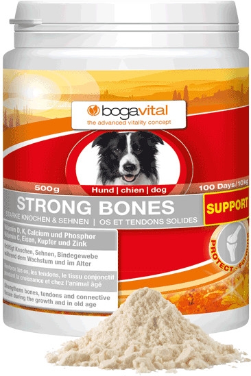 BOGAR Doplňkové krmivo bogavital STRONG BONES SUPPORT, 500 g