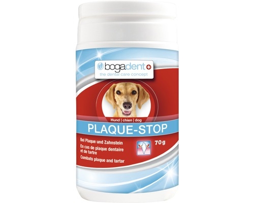 BOGAR Prášek proti tvorbě zubního plaku pro psy Bogadent PLAQUE-STOP, 70 g