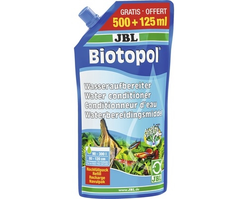 JBL Přípravek na úpravu vody Biotopol Refill, 500 + 125 ml