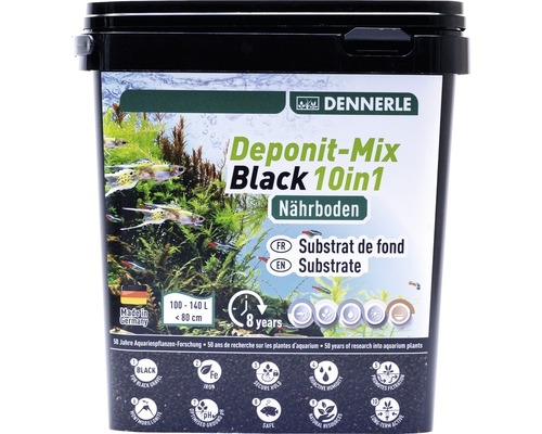 DENNERLE Výživový substrát Deponit-Mix Black 10in1, 4,8kg