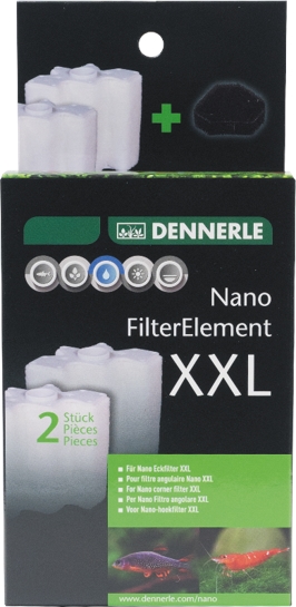 DENNERLE Nano Filterelement XXL, 2er