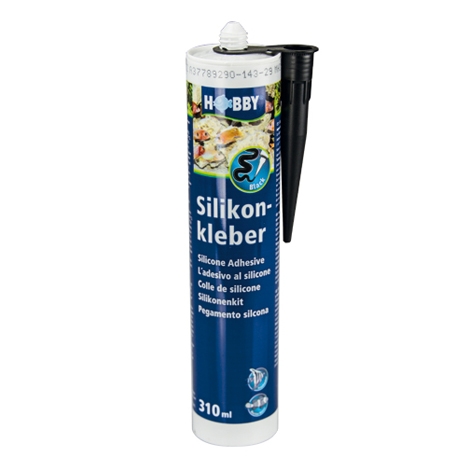 HOBBY Lepidlo Silicone Adhesive, 310 ml, černé