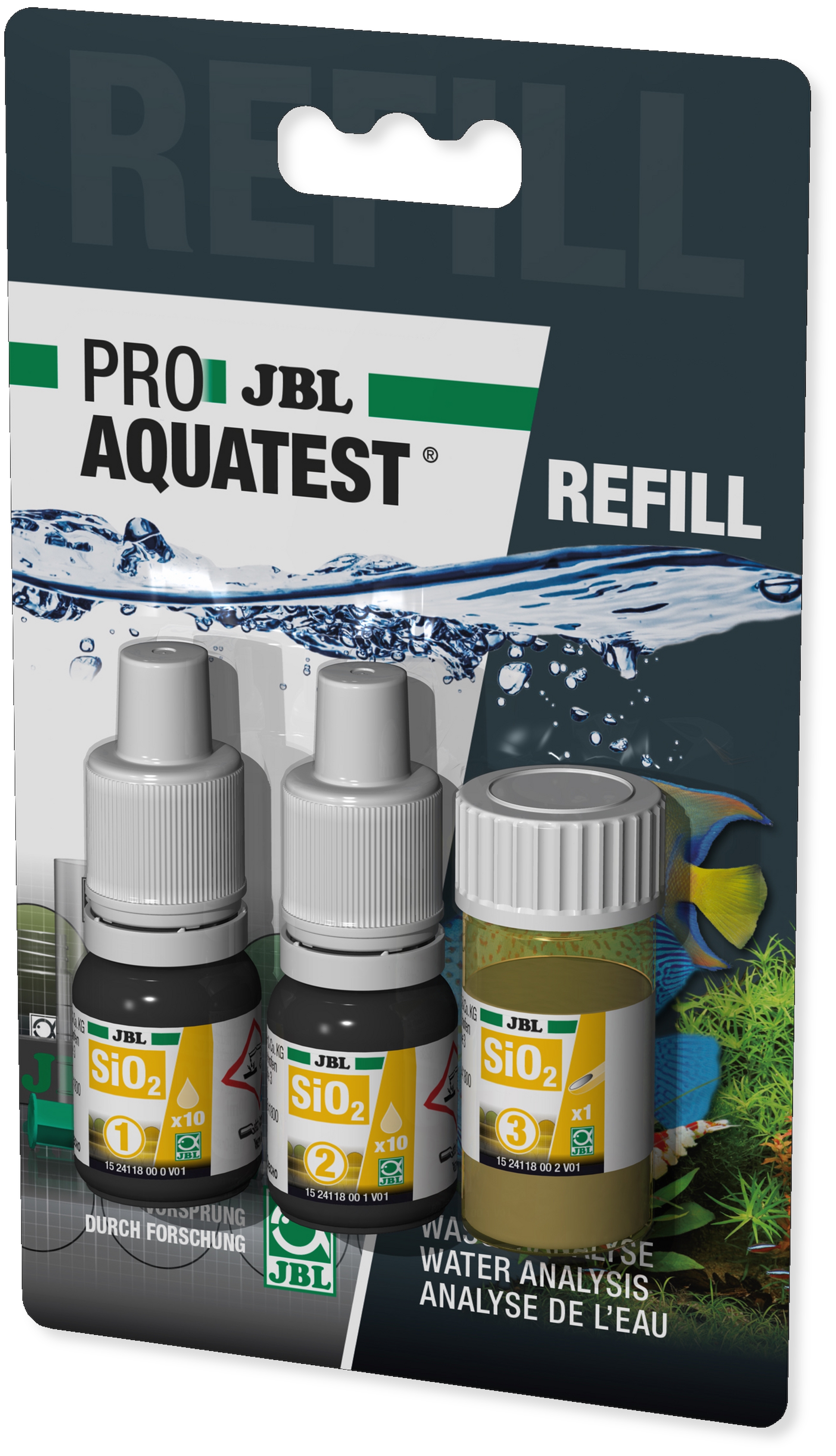 JBL Rychlý test PROAQUATEST SiO2 křemičitan REFILL