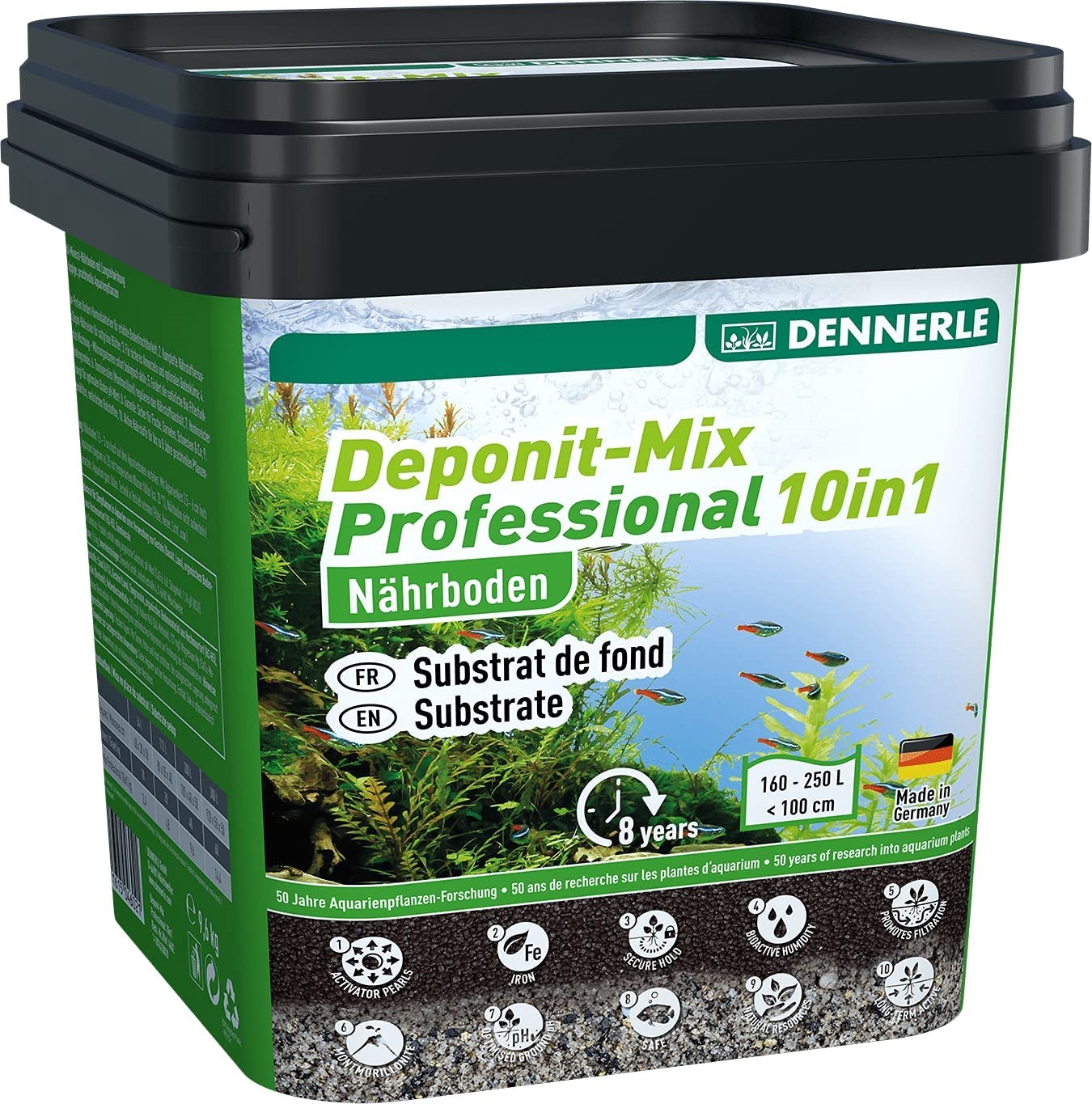 DENNERLE Výživový substrát Deponit-Mix Professional 10in1, 2,4kg
