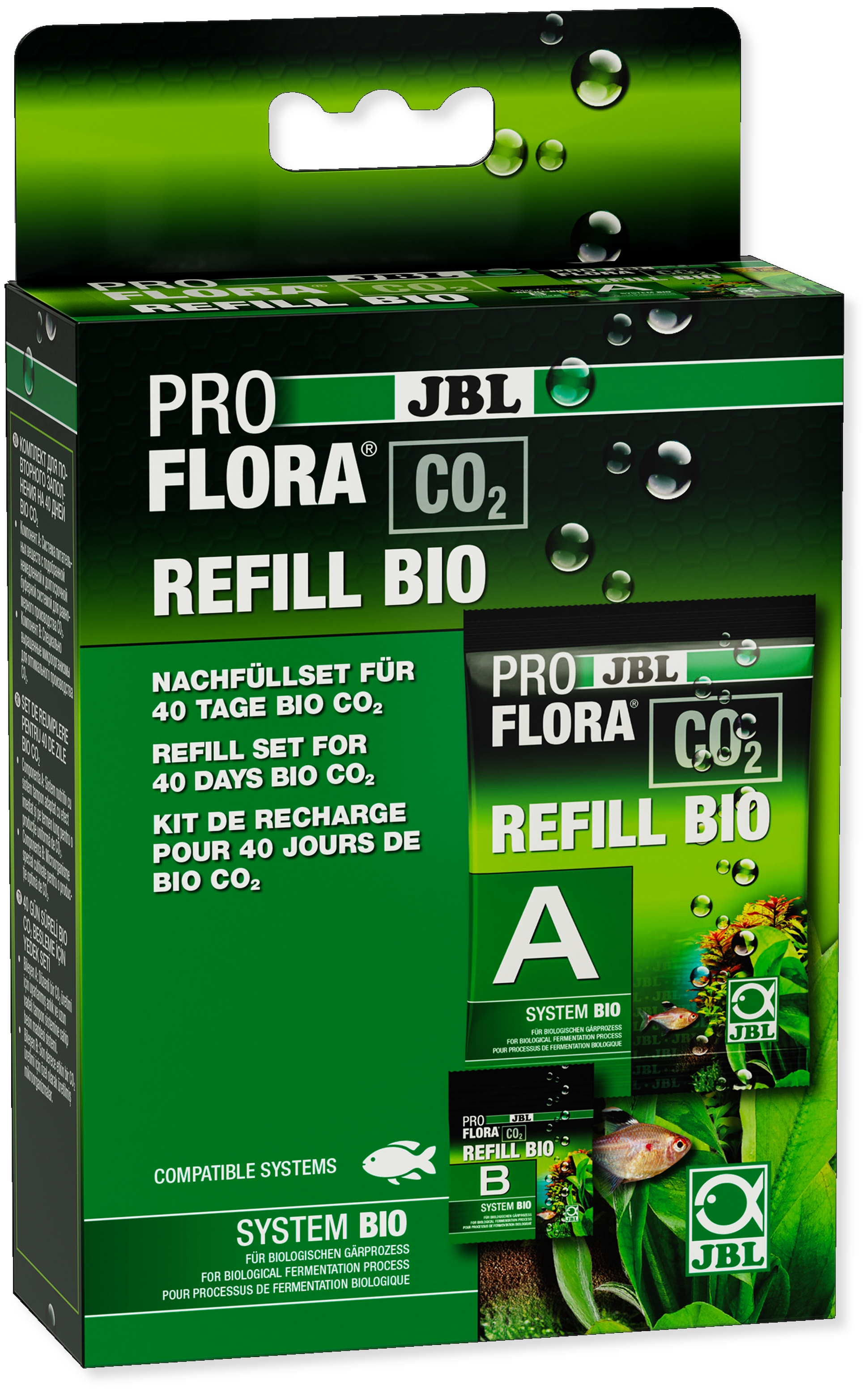 JBL Doplňovací sada PROFLORA CO2 REFILL BIO