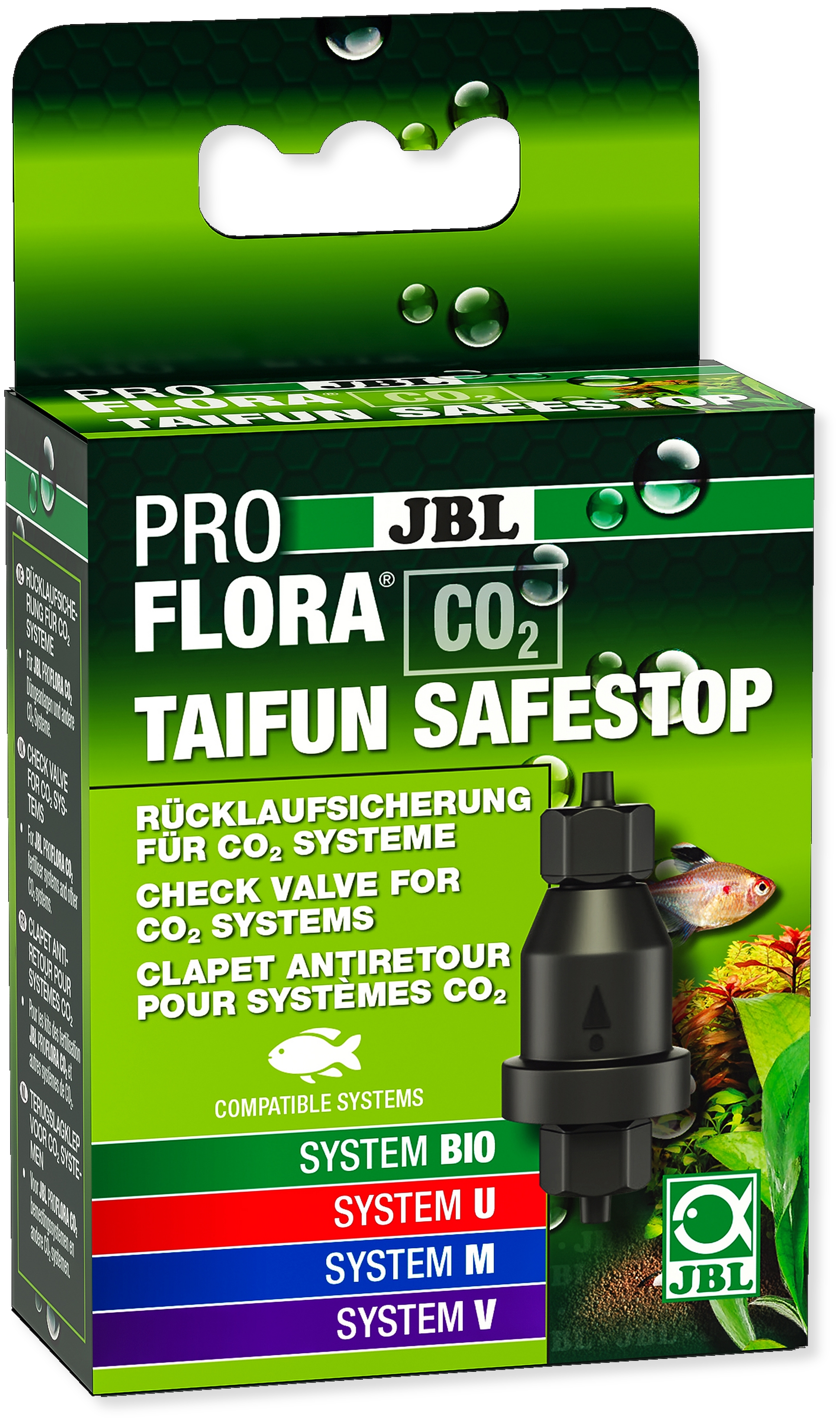 JBL Pojistka proti zpětnému toku PROFLORA CO2 TAIFUN SAFESTOP