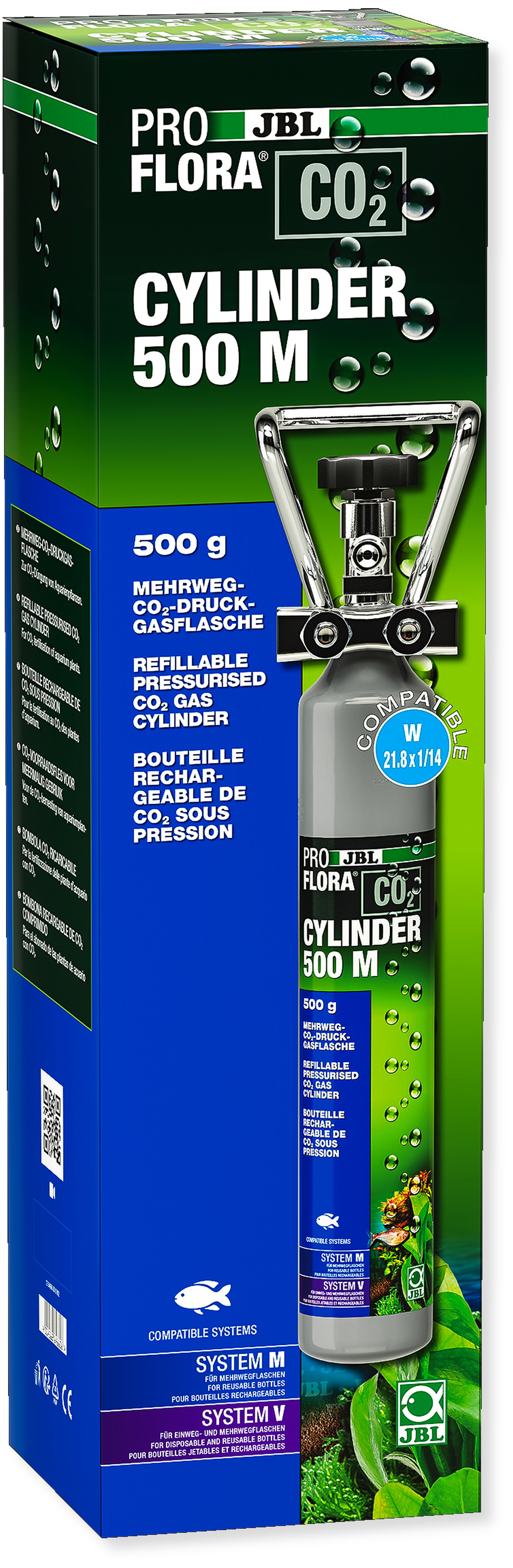 JBL Plnitelná láhev PROFLORA CO2 CYLINDER 500 M