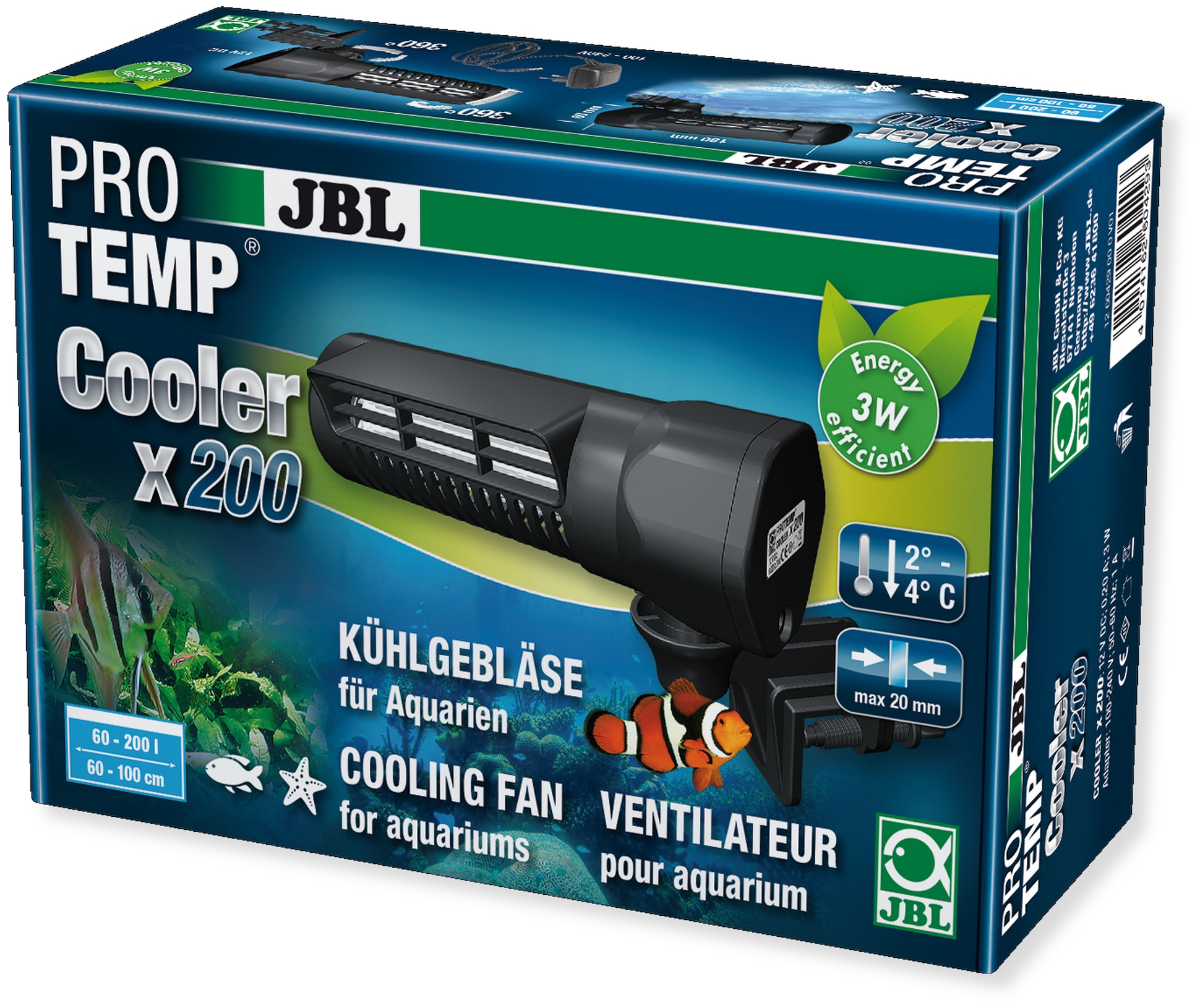 JBL Chladící ventilátor PROTEMP Cooler x200 (gen. 2)