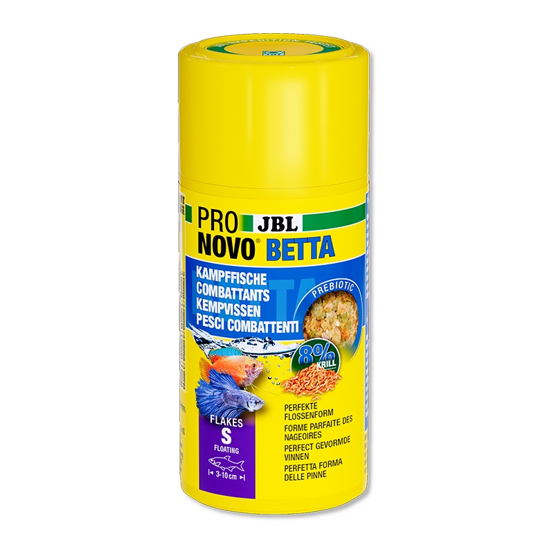 JBL Krmivo ProNovo Betta Flakes S, 100 ml