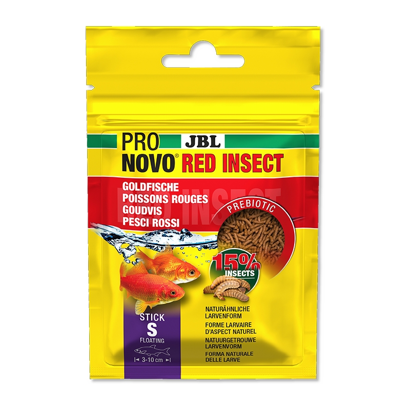 JBL Krmivo ProNovo Red Insect Stick S, 20 ml