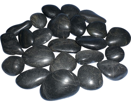 MACENAUER River Pebbles Poliert, černý 