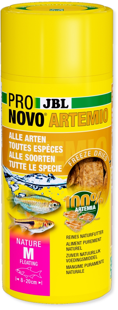 JBL Doplňkové krmivo ProNovo Artemio, 250ml