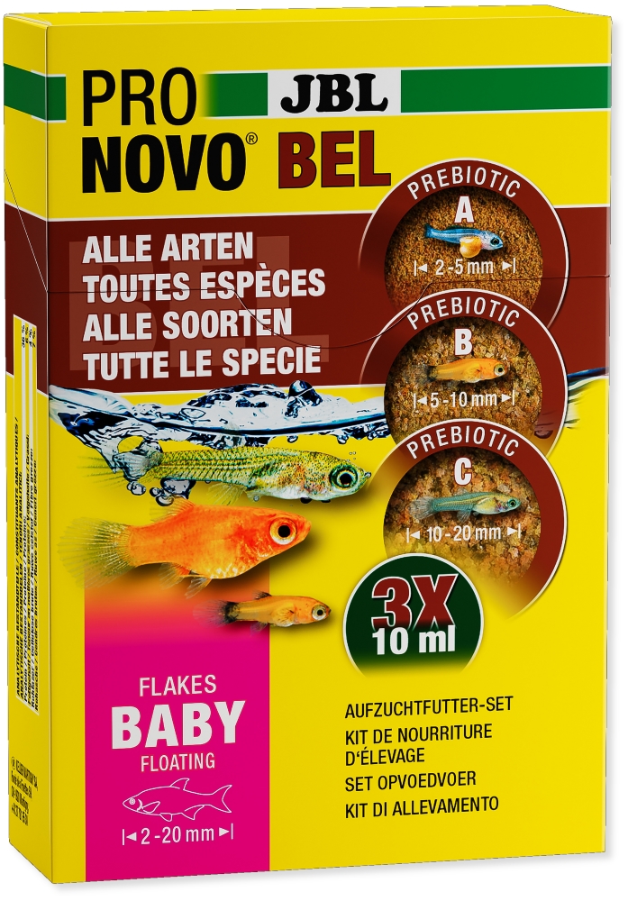 JBL Krmivo ProNovo Bel Flakes Baby 3 x 10ml