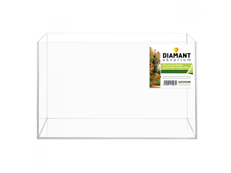 Diamant akvárium 30x19x26cm,5mm,trans.silikon