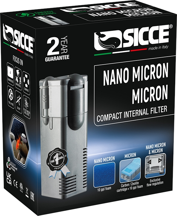 SICCE Nano Micron vnitřní filtr 200 l/h