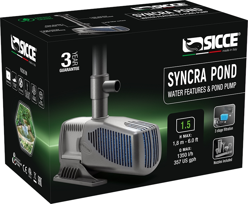 SICCE Čerpadlo Syncra Pond 1.5 1350 l/h