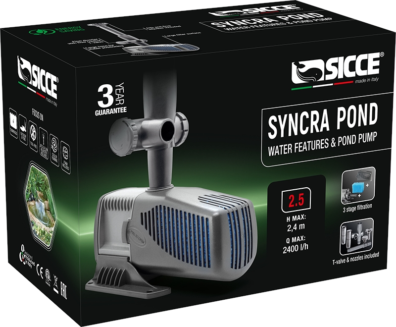 SICCE Čerpadlo Syncra Pond 2.5 2400 l/h