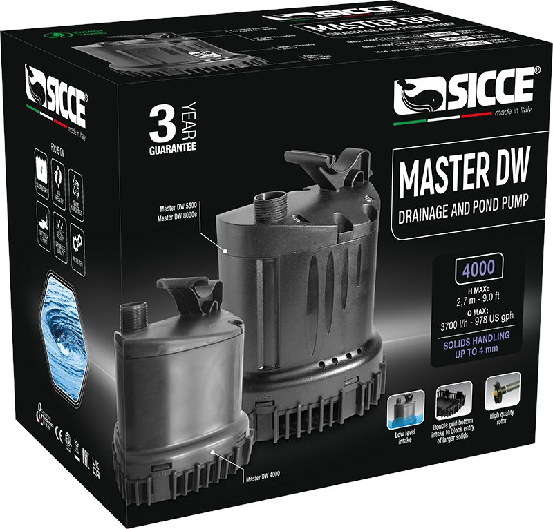 SICCE Master DW 4000 kalové čerpadlo