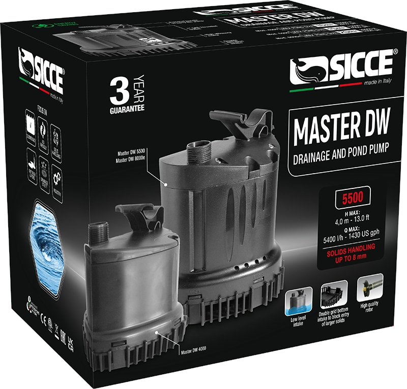 SICCE Master DW 5500 kalové čerpadlo