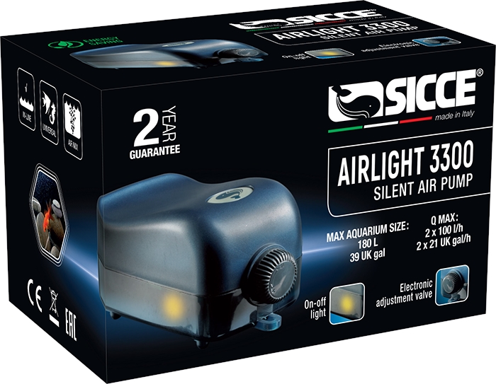 SICCE Vzduchovací motorek Air Light 3300, 2x100 l/h