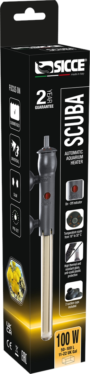 SICCE Scuba topítko 100 W, 100-150 l