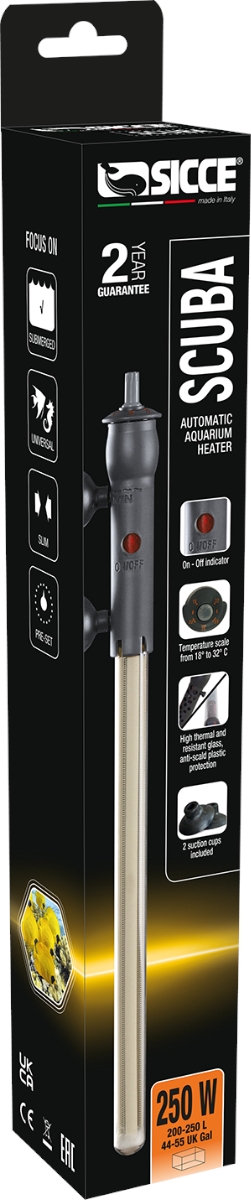 SICCE Scuba topítko 250 W, 400-600 l