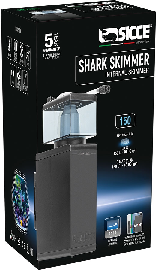 SICCE Shark Skimmer 150, pro akvária do 150 l