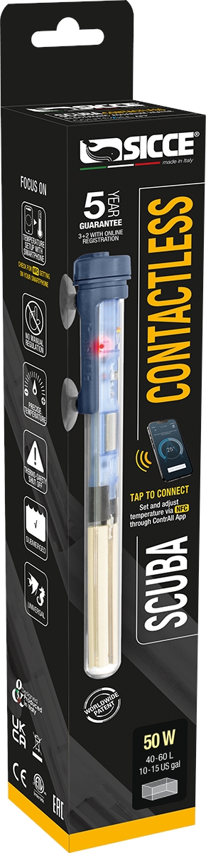SCUBA CONTACTLESS 50W topítko