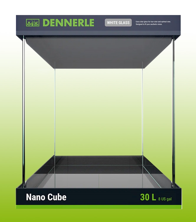 DENNERLE NANOCube white glass 30 L