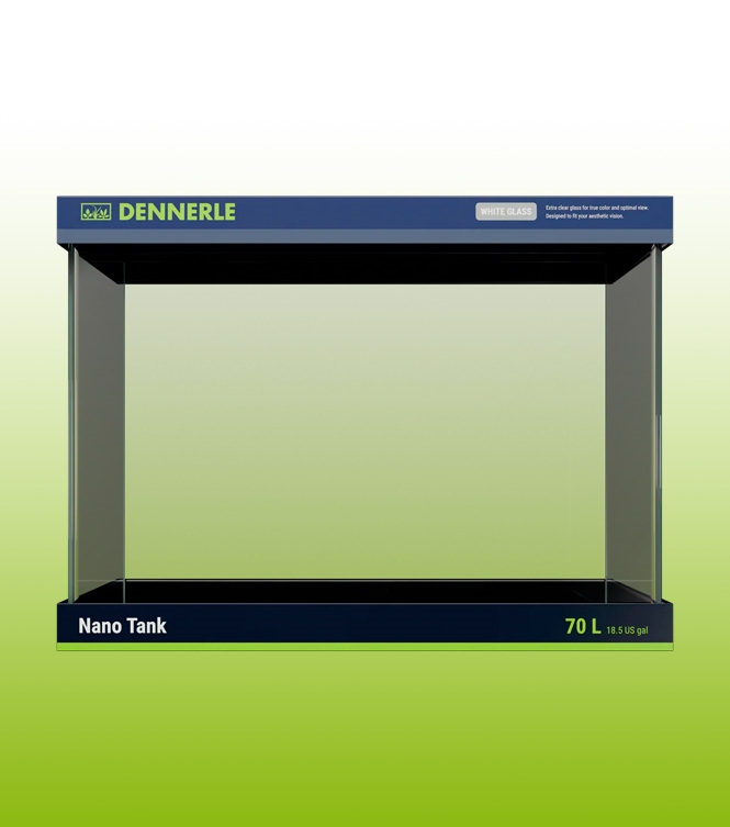 DENNERLE Nano Tank White Glass, 70L