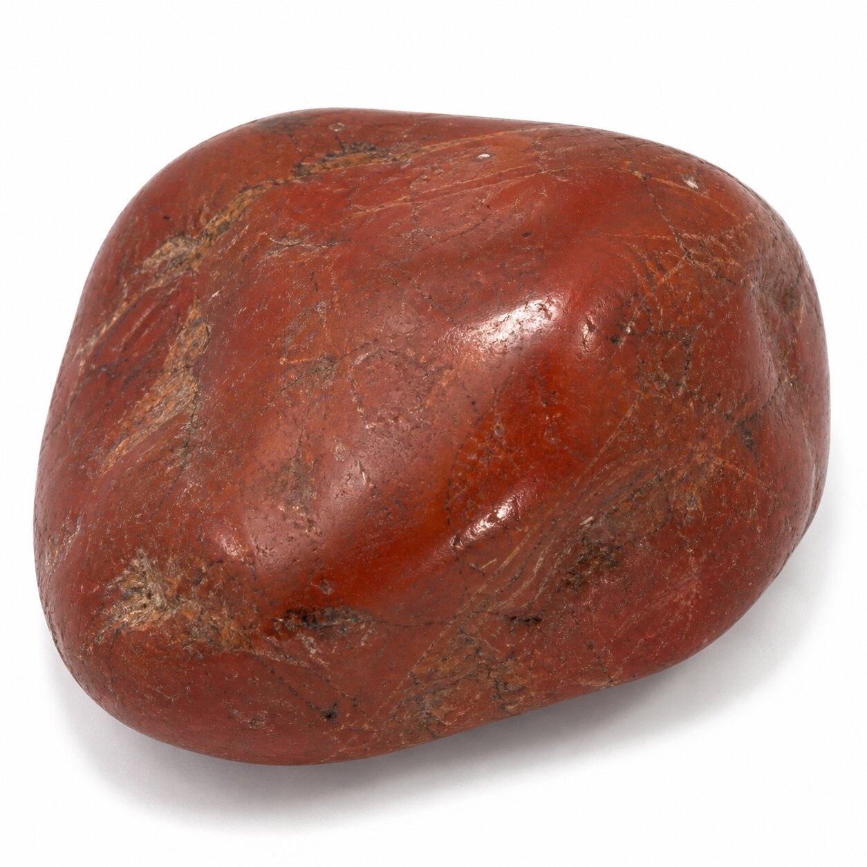 Red Jasper, tumbled, ap. 1 kg/pc.,