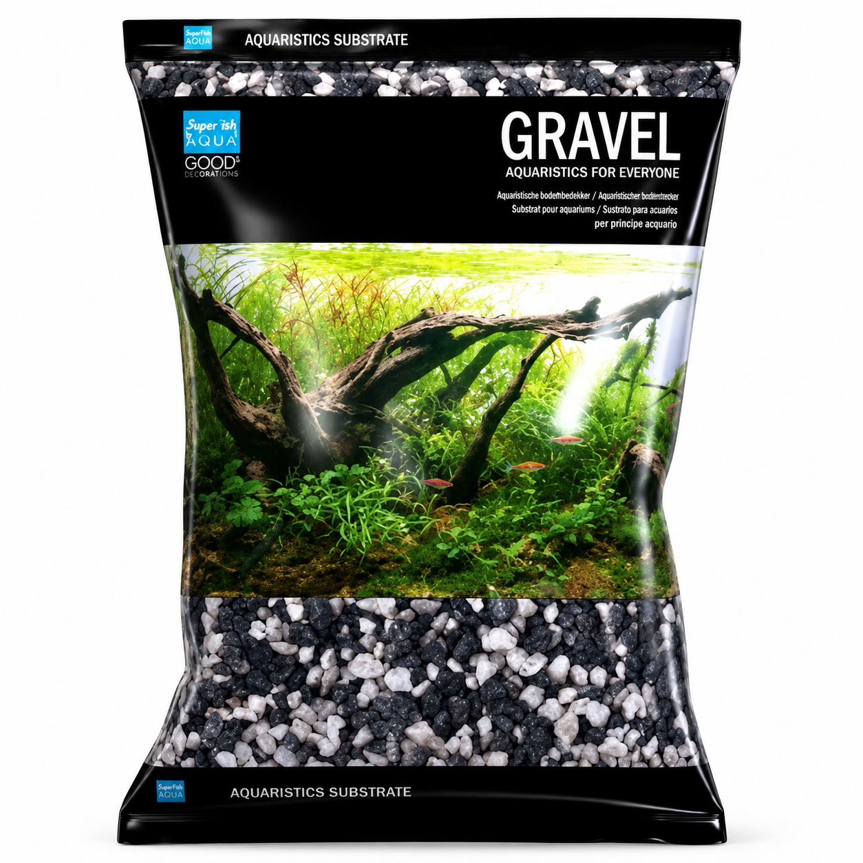DENNERLE Přírodní štěrk Plantahunter Baikal 3-8 mm, 5 kg