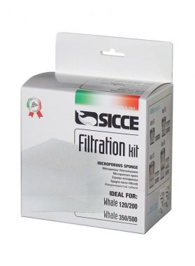 SICCE Příslušenství Filtrační náplň (2 x 10 ppi, 2 x 20 ppi) pro filtr Whale 350 a 500