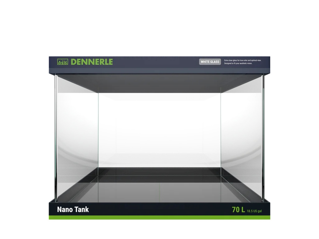 DENNERLE Nano Tank White Glass, 70L