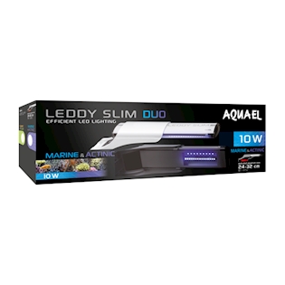 AQUAEL Akvarijní osvětlení LEDDY SLIM DUO, MARINE & ACTINIC, 10W, 25-50 cm
